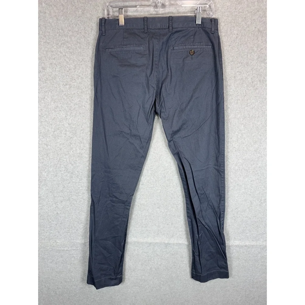 J Crew Flex Pants Mens 29x32 Blue‎ Slim Chino Casual Stretch Reimagined H3167